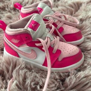 Toddler two tone pink jordans